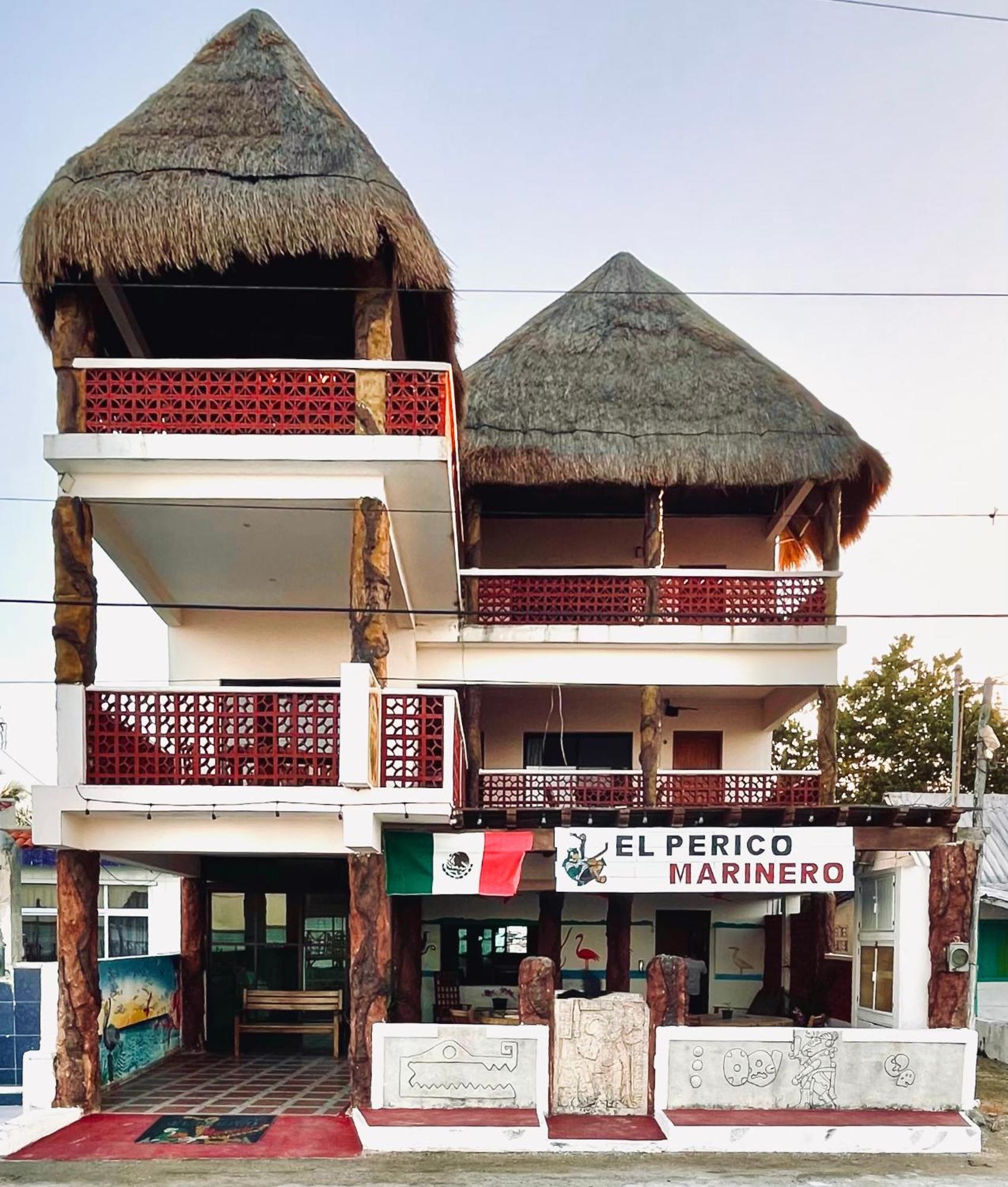 Posada El Perico Marinero Río Lagartos Exterior foto